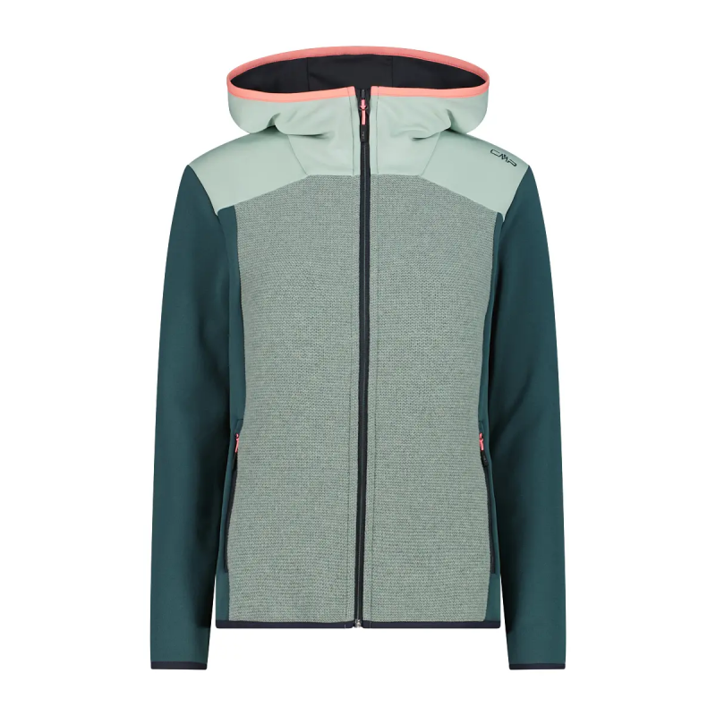 Fleece mit Kapuze Damen CMP Wooltech