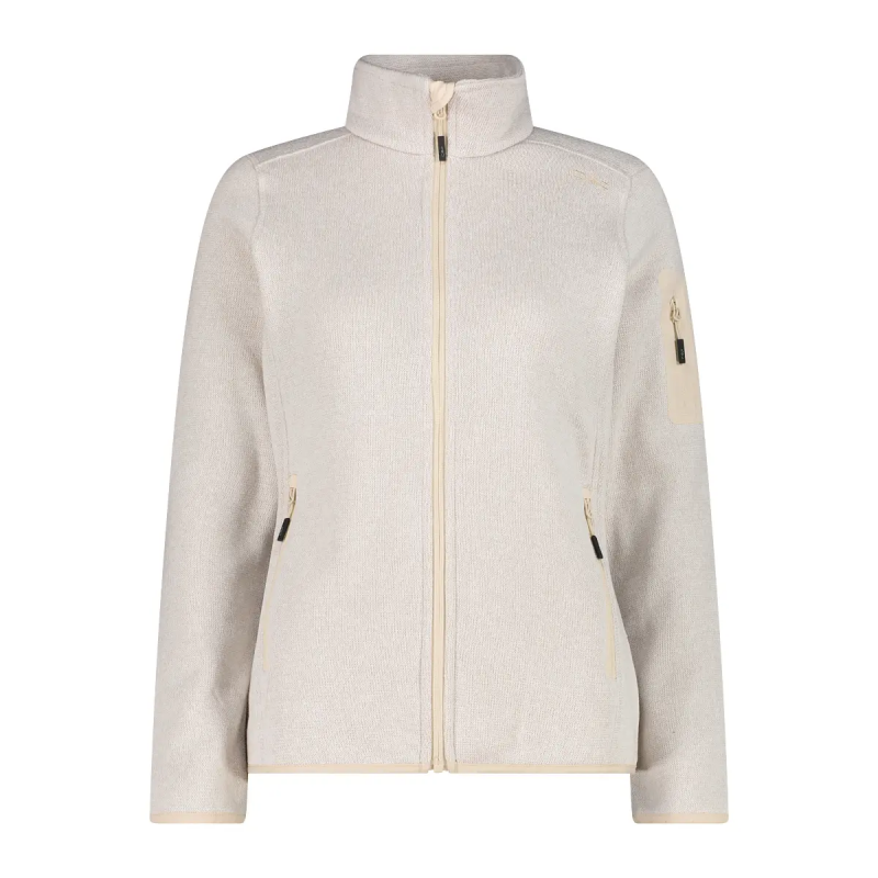 Dicke Zip-Fleecejacke Damen CMP Knit-Tech