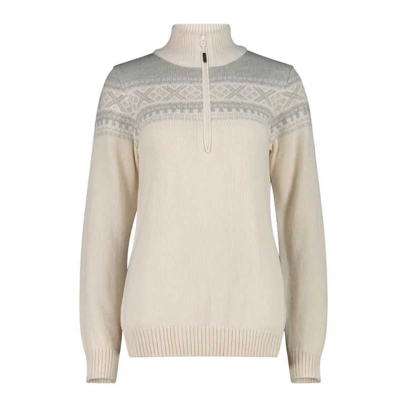 Pullover 1/2 Reißverschluss Damen CMP Wooltech