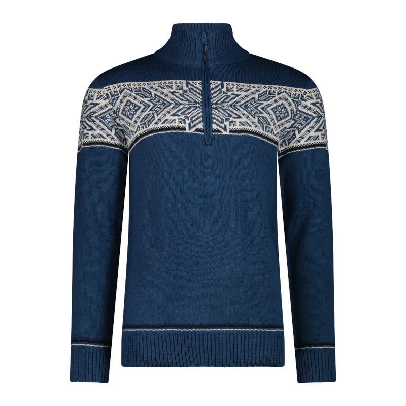 Pullover mit Reißverschlusskragen CMP Wooltech