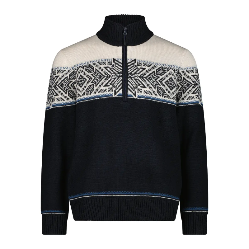 Pullover mit Reißverschlusskragen CMP Wooltech