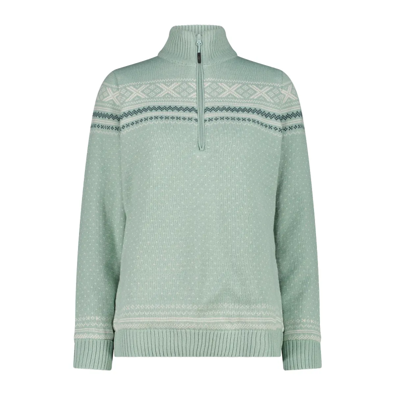 Pull 1/2 Zip aus Strick Damen CMP WP