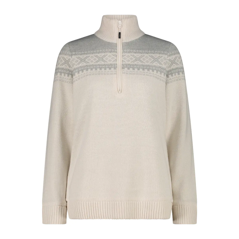 Pull 1/2 Zip aus Strick Damen CMP