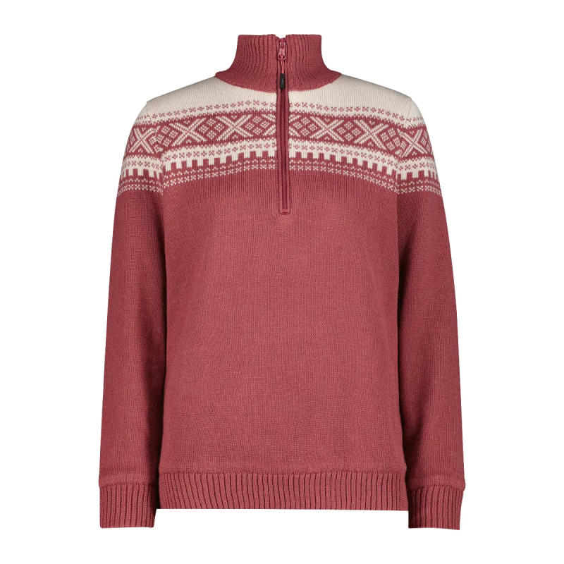 Pull 1/2 Zip aus Strick Damen CMP