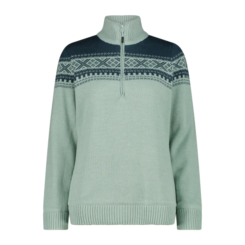 Pull 1/2 Zip aus Strick Damen CMP