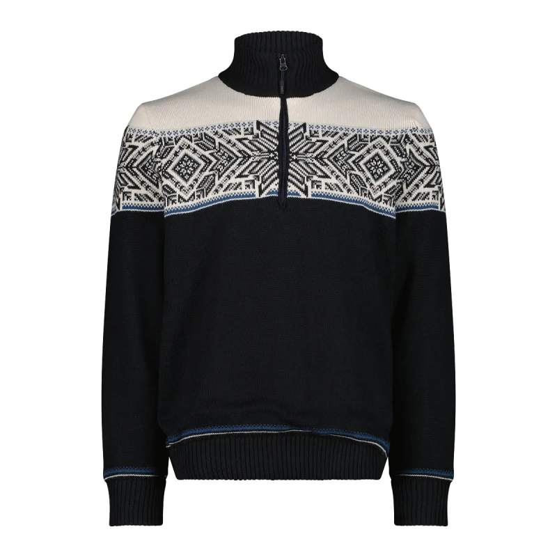 Pullover aus Strick mit Reißverschlusskragen CMP