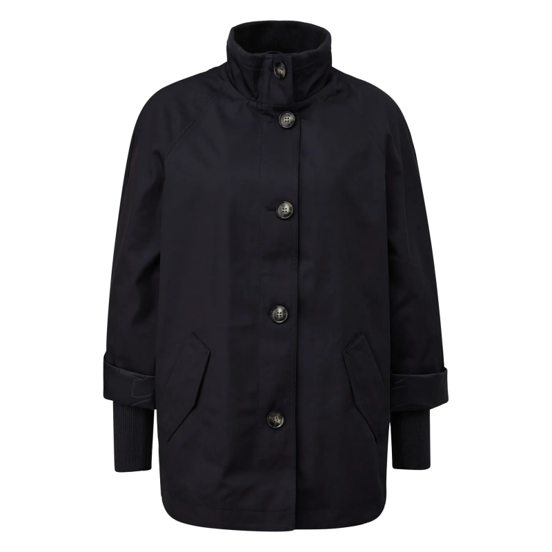 Damen lässiger Capeschnittjacke COMMA
