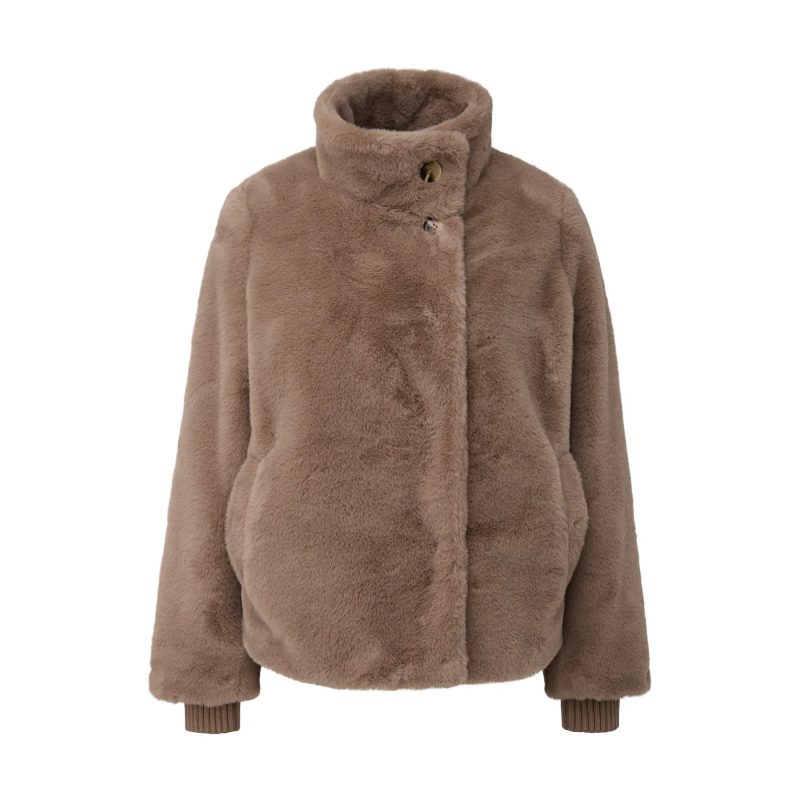 Fleecejacke mit Bündchen Damen COMMA
