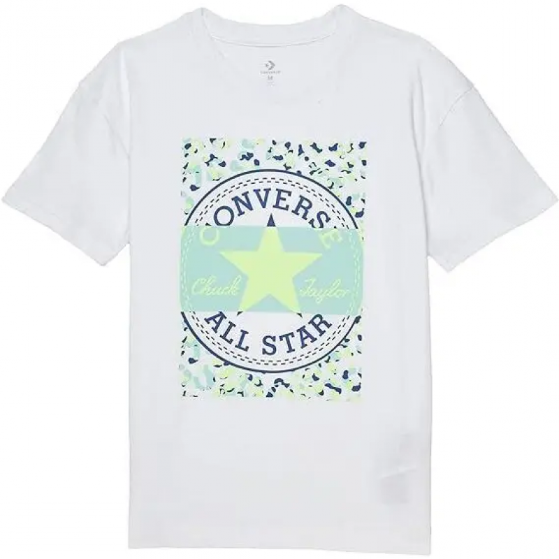Boyfriend-T-Shirt, Mädchen Converse Graphic