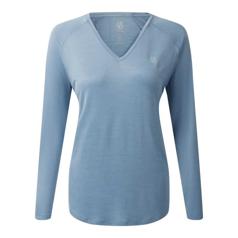 Langarmshirt mit V-Ausschnitt für Damen Dare 2B Discern
