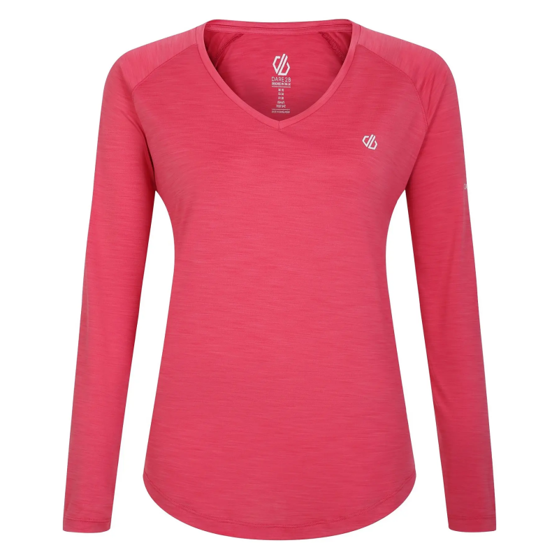 Langarmshirt mit V-Ausschnitt für Damen Dare 2B Discern