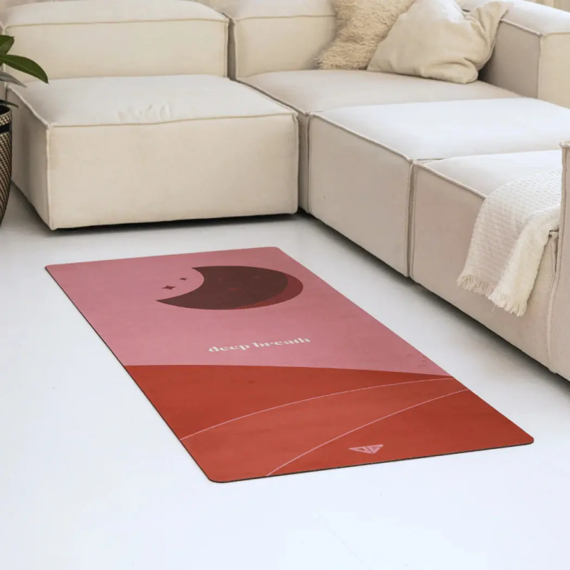 Yogamatte Deep Breath Red Moon