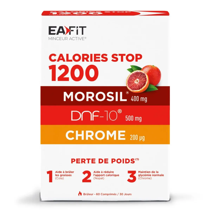 Brûle graisse morosil chrome EA Fit Calorie Stop 1200 DNF10