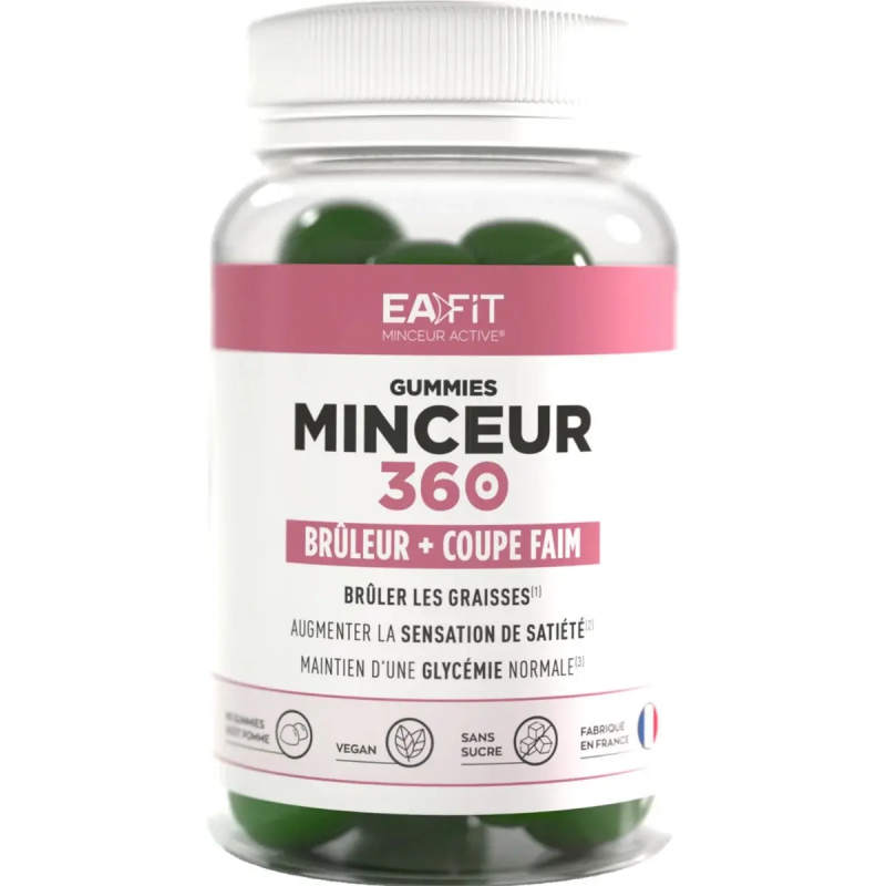 Brûle graisse minceur 360 Gummies EA Fit