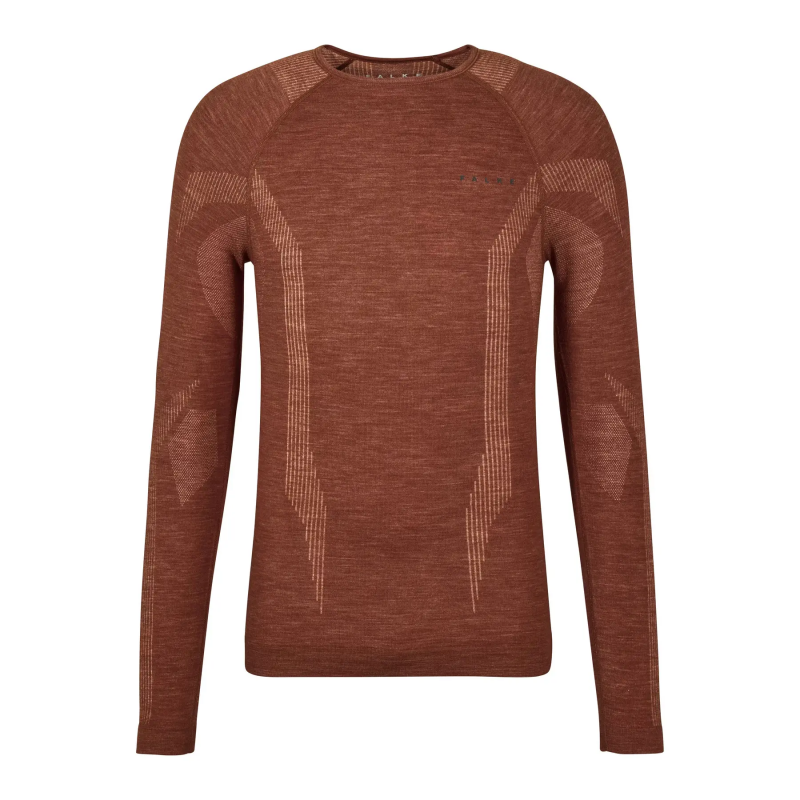 Langarm Unterhemd mit Rundhals Falke Wool-Tech