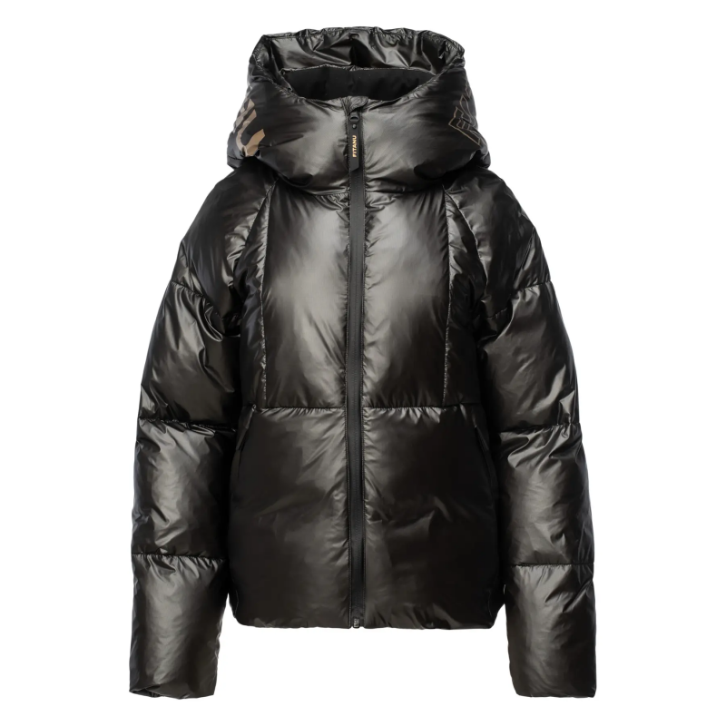 Daunenjacke mit Kapuze, Damen Fitanu Crule