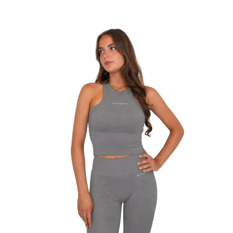 Brassière mit amerikanischem Ausschnitt Damen Fittastic Sportswear