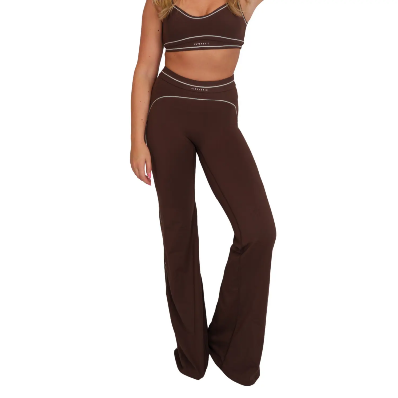 Ausgestellte Leggings, Damen Fittastic Sportswear Contour