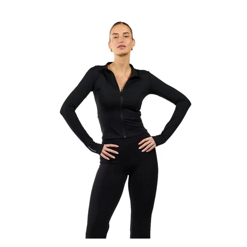 Langarm-Zip-Oberteil Damen Fittastic Sportswear