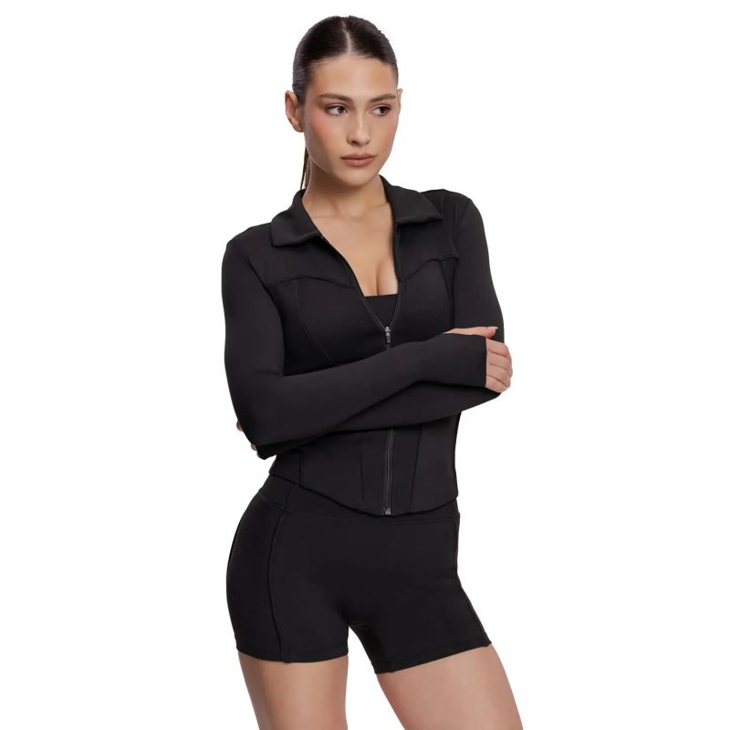 Damenjacke mit Reißverschluss Gym Glamour Pilates Era