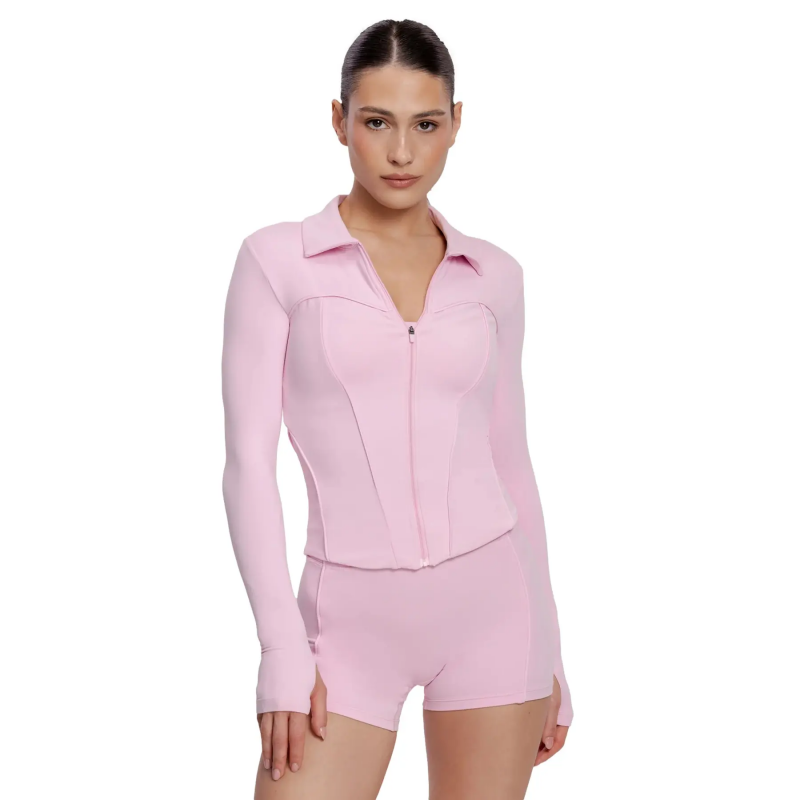 Damenjacke mit Reißverschluss Gym Glamour Pilates Era