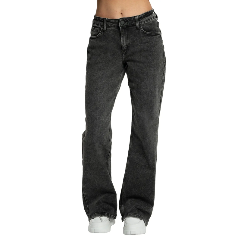 Frauen Wide Leg Jeans Gym Glamour