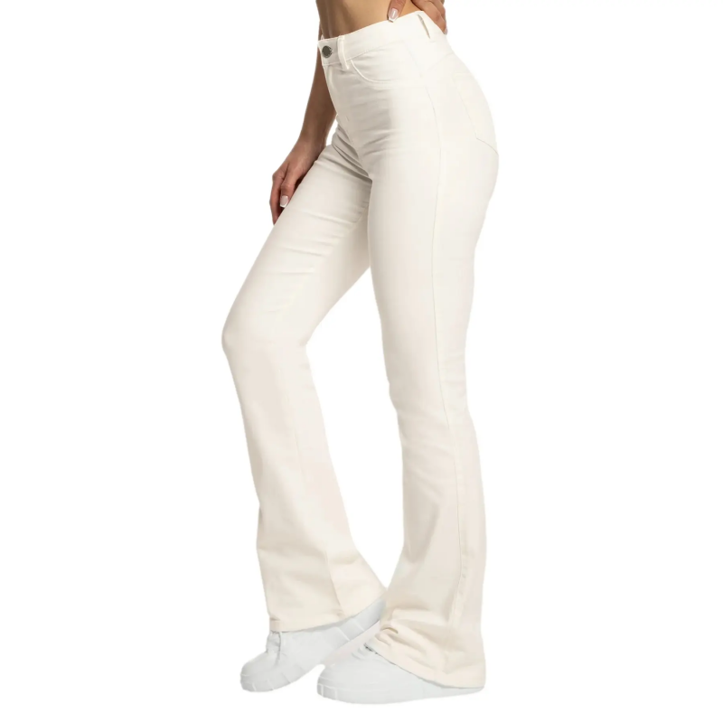 Lange Flared Jeans Damen Gym Glamour Perfect