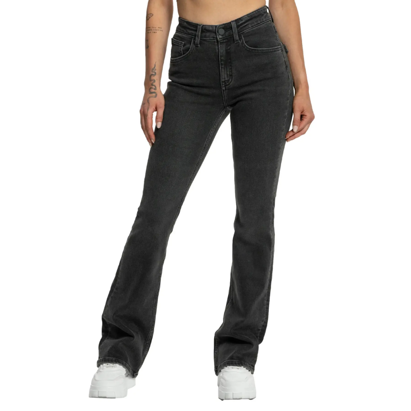 Damen Flare Jeans Gym Glamour Push Up