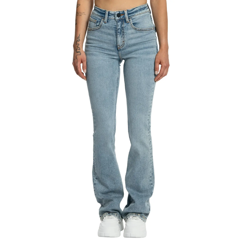 Damen Flare Jeans Gym Glamour Push Up