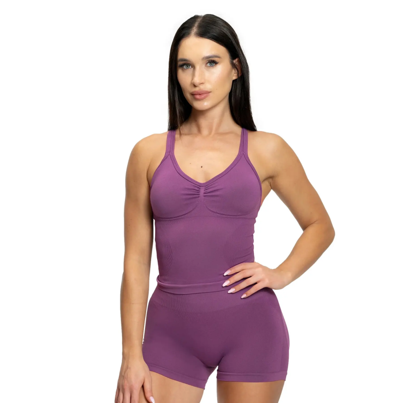 Damen-Top Gym Glamour Fake BBL
