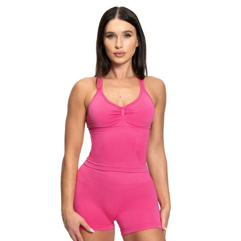 Damen-Top Gym Glamour Fake BBL