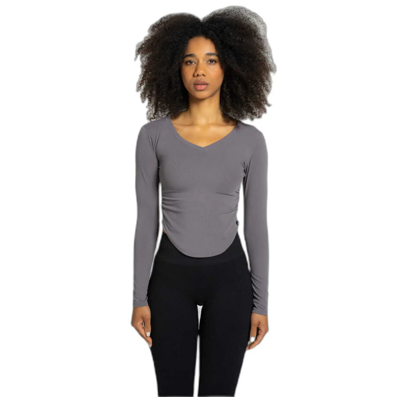 V-Ausschnitt Unterhemd Damen Gym Glamour
