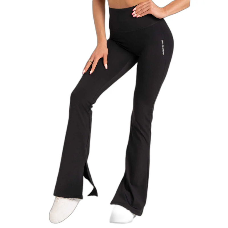 Leggings Damen Gym Glamour Flare