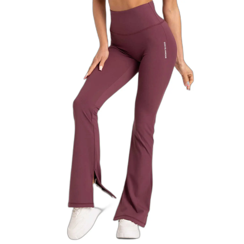 Leggings Damen Gym Glamour Flare