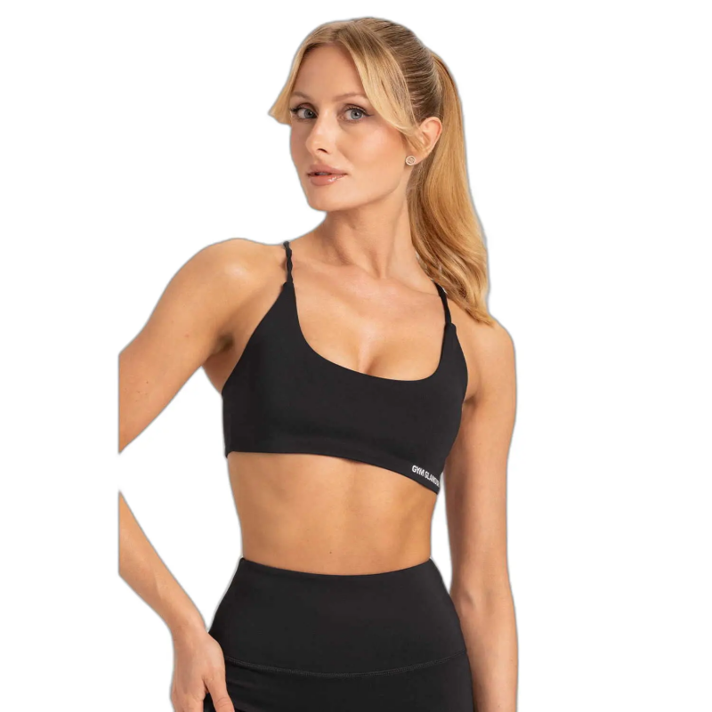 Neckholder-Sport-BH, Damen Gym Glamour Open