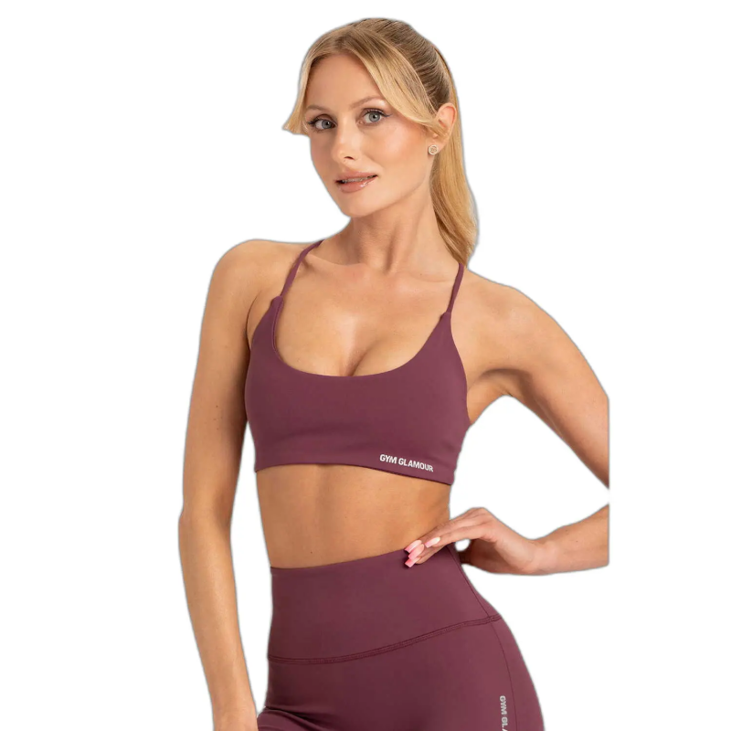 Neckholder-Sport-BH, Damen Gym Glamour Open
