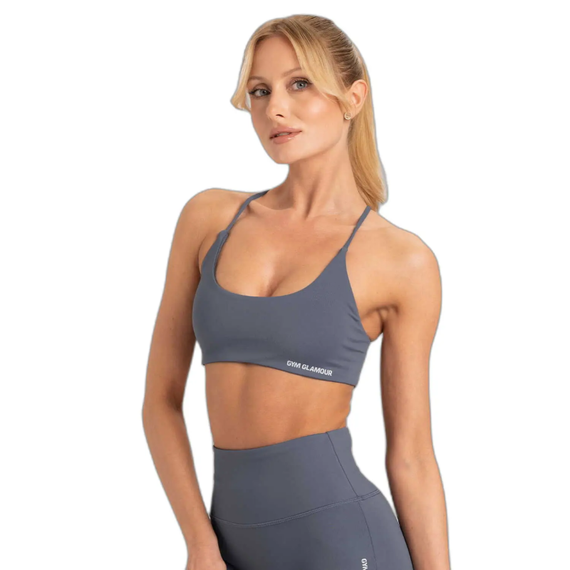 Neckholder-Sport-BH, Damen Gym Glamour Open