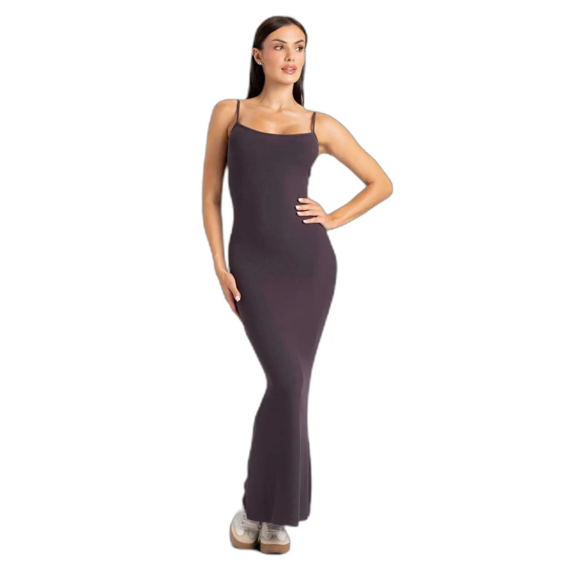 Eng anliegendes Maxikleid Damen Gym Glamour Flexi