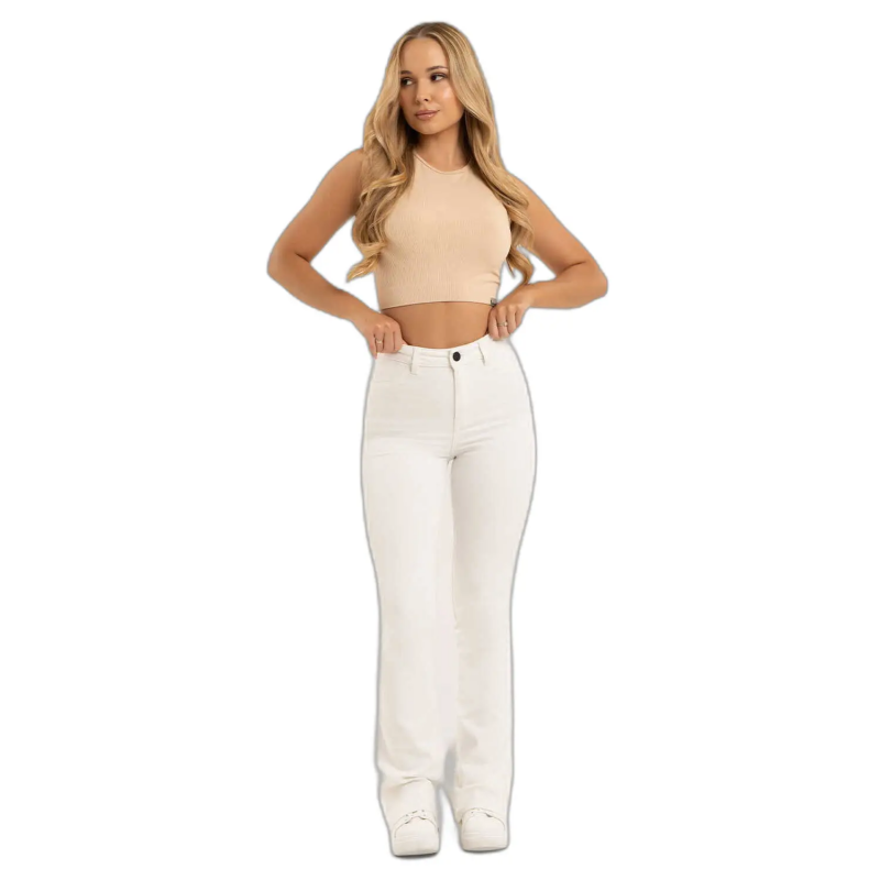 Flared Jeans Damen Gym Glamour