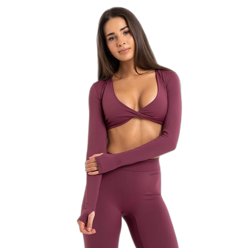 Damen Langarmoberteile Gym Glamour Shrug Glow