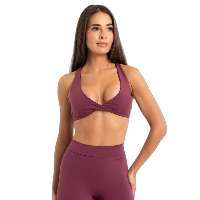 Damen-Sport-BH Gym Glamour Twist Glow
