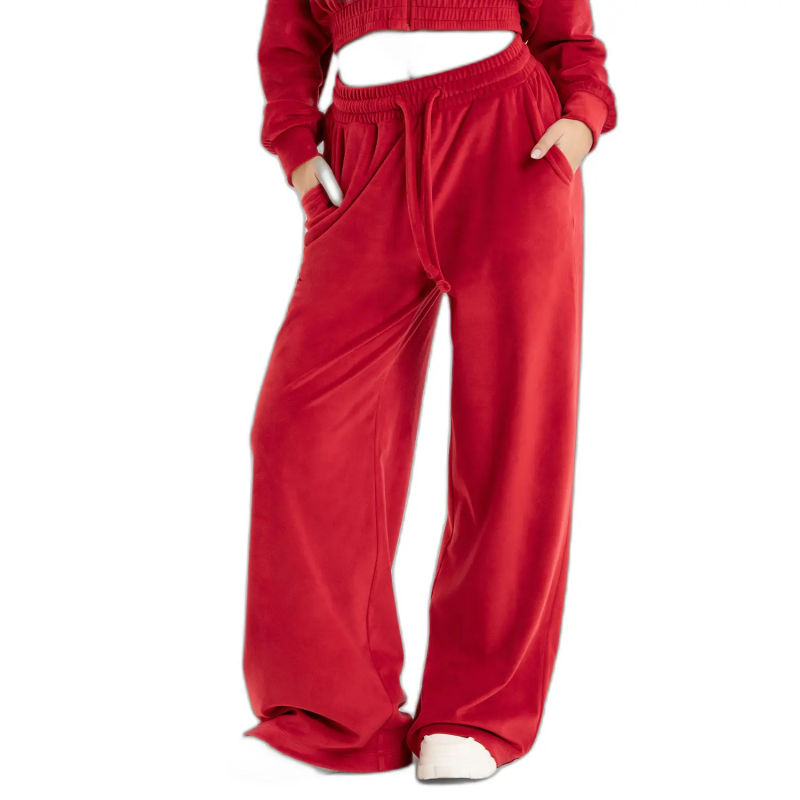 Samt-Jogginghose für Frauen Gym Glamour
