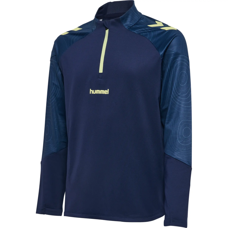 Training Oberteil mit halbem Reißverschluss für Kinder Hummel Blaze 2.0