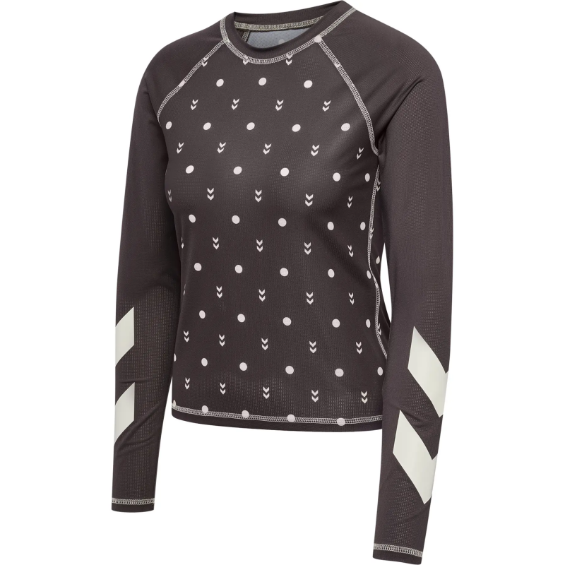 Langarm-Mesh-T-Shirt für Frauen Hummel I-D
