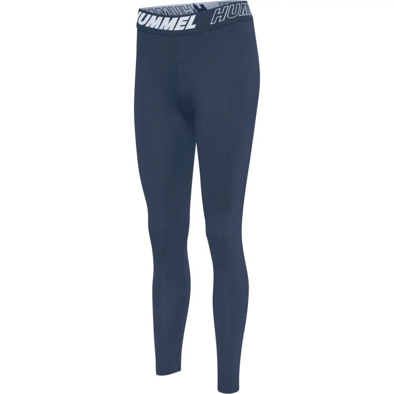 Halbhohe Leggings aus Baumwolle, Damen Hummel TE Maja