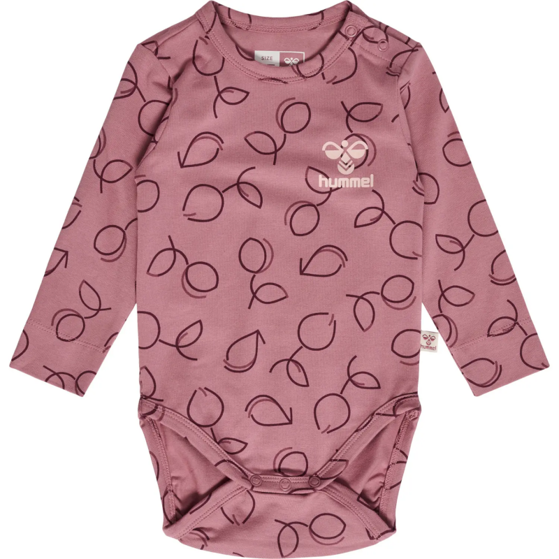 Langarm-Body für Mädchenbaby Hummel hmlELVIRA