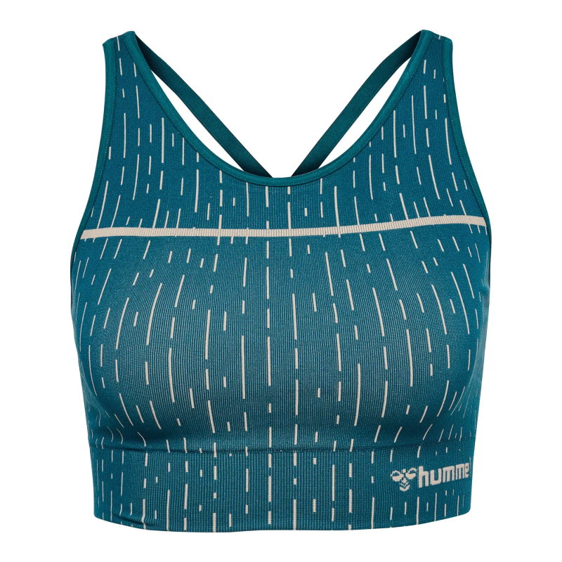 Nahtloser Sport-BH, Damen Hummel MT Drops