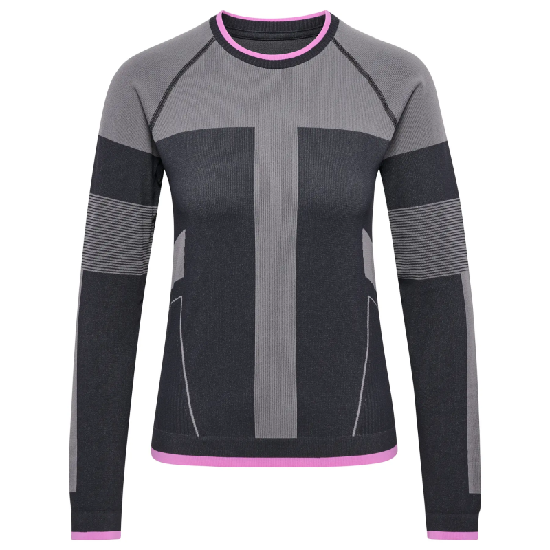 Nahtloses Langarm-T-Shirt für Frauen Hummel