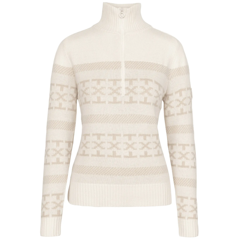 Pullover 1/2 Reißverschluss Damen Johaug Dalsbygda Woolmix