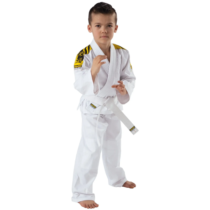 Judo-Kimono mit Schulterstreifen Kind Kwon Clubline